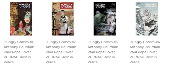 HUNGRY GHOSTS Comic Book Series from Anthony Bourdain