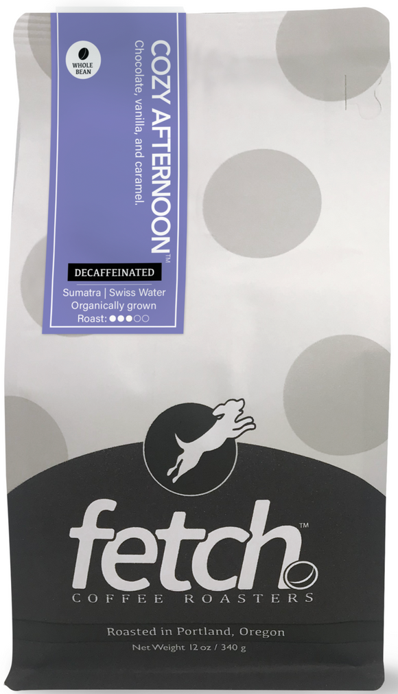 Cozy Afternoon Decaf from FETCH Coffee Roasters 12oz