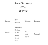 Brazil Sul de Minas 12oz fresh roast coffee - MAZEVO Coffee