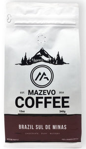 Brazil Sul de Minas 12oz fresh roast coffee - MAZEVO Coffee