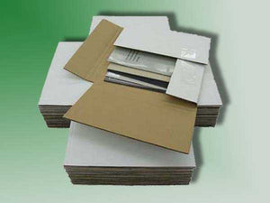 45 RPM Record Mailer Shipping Boxes, Variable Depth (25/50/100 mailers)